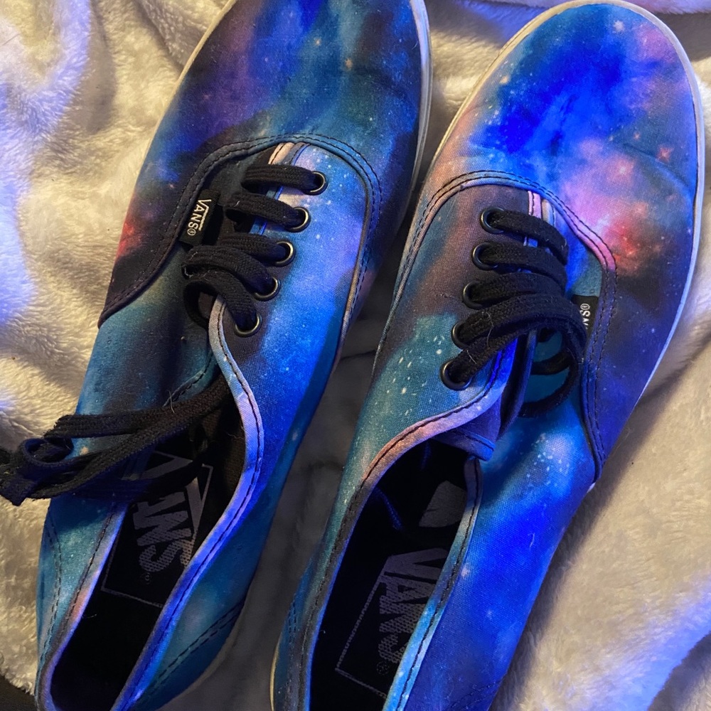 Vans galaxy shoes size 8 women’s